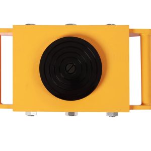 Rùa nâng tải chuyển hàng 8 tấn có 6 bánh xe PU, trục xoay tròn có tay cầm