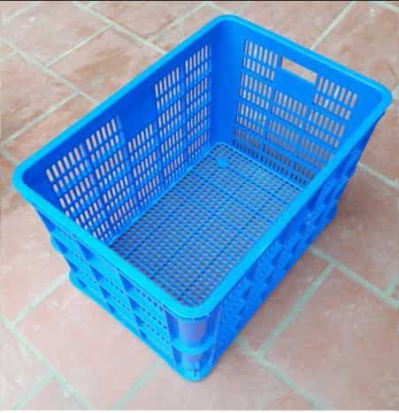 Sóng nhựa công nghiệp đan lưới HS005 610x420x390mm
