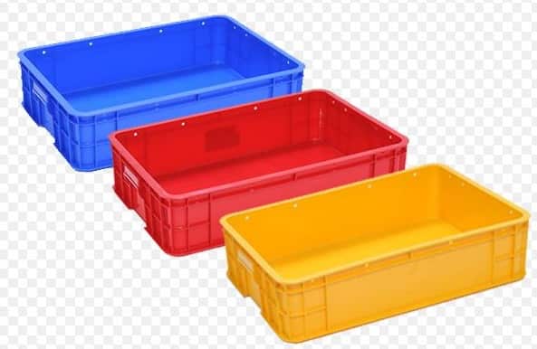 Sóng nhựa công nghiệp kín HS007 610x420x150mm