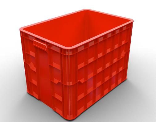 Sóng nhựa công nghiệp kín HS026 610x420x390mm