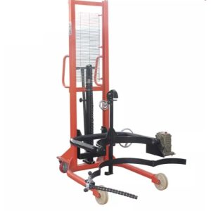 Xe nâng quay đổ phuy COT0.35 có đai ôm phuy nhựa