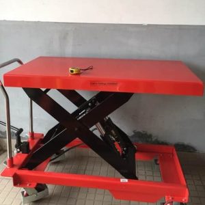 Xe nâng mặt bàn PTD1000 nâng 1000kg 1 tấn cao 1M