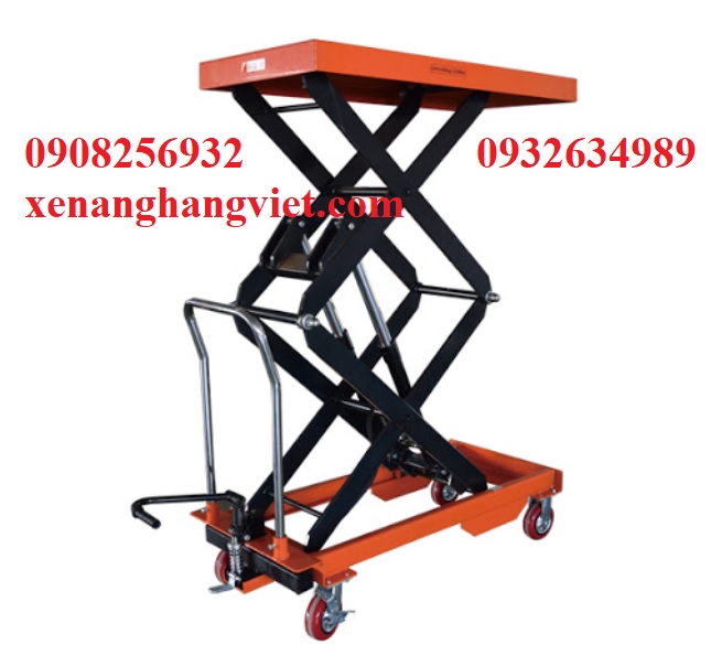 Xe nâng mặt bàn PTS1000 nâng 1000kg lên cao 1.7M