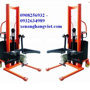 Xe nâng quay đổ phuy 2.5m điện bán tự động ETB350 350kg