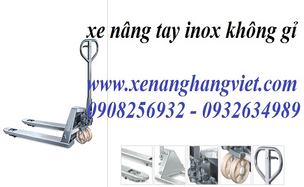 Xe nâng tay inox SPT25 2.5 tấn 2500kg