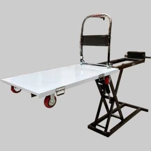 xe nâng mặt bàn điện tự leo